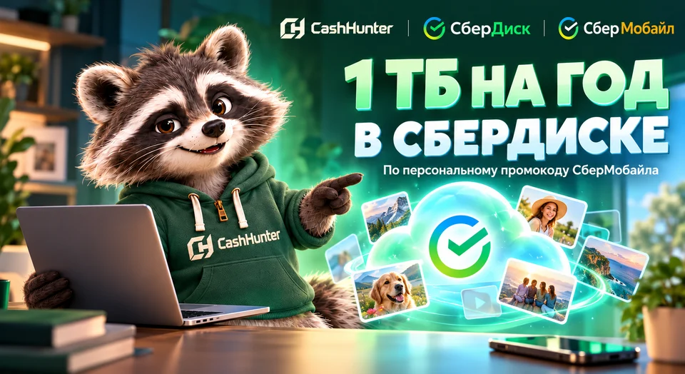 СберДиск: 1 ТБ на год за 0 ₽ — кому доступен промокод