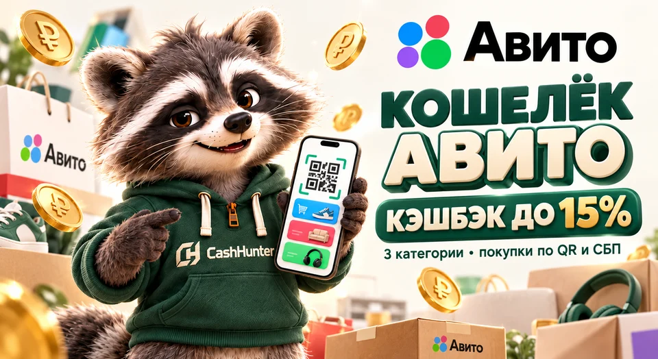 Кошелёк Авито: до 15% за покупки по QR — как получить