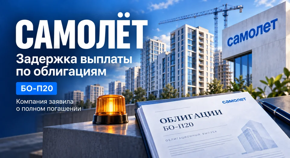 «Самолёт» задержал выплату по облигациям: что известно