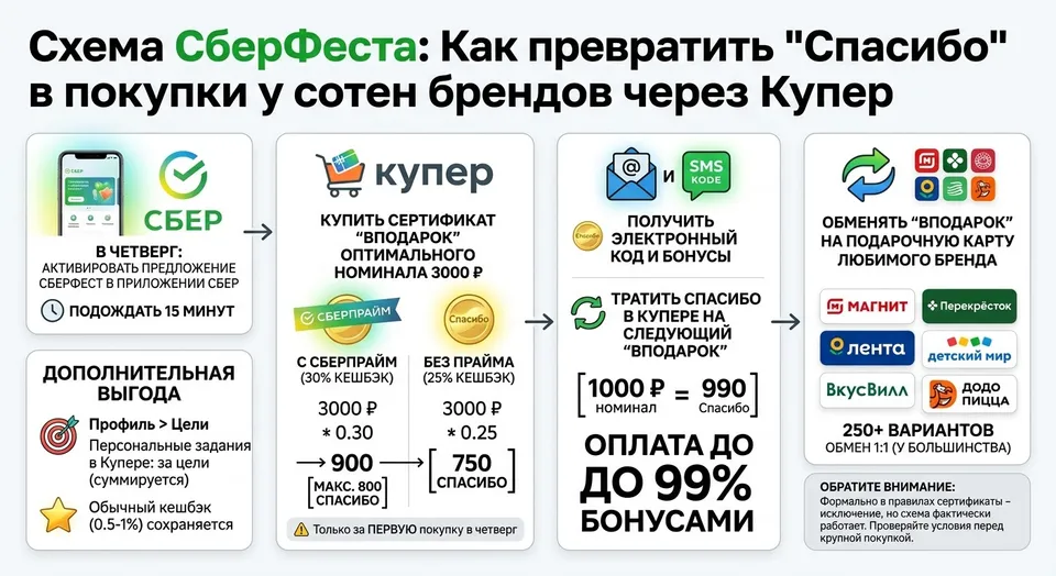 СберФест: как превратить «Спасибо» в покупки у сотен брендов